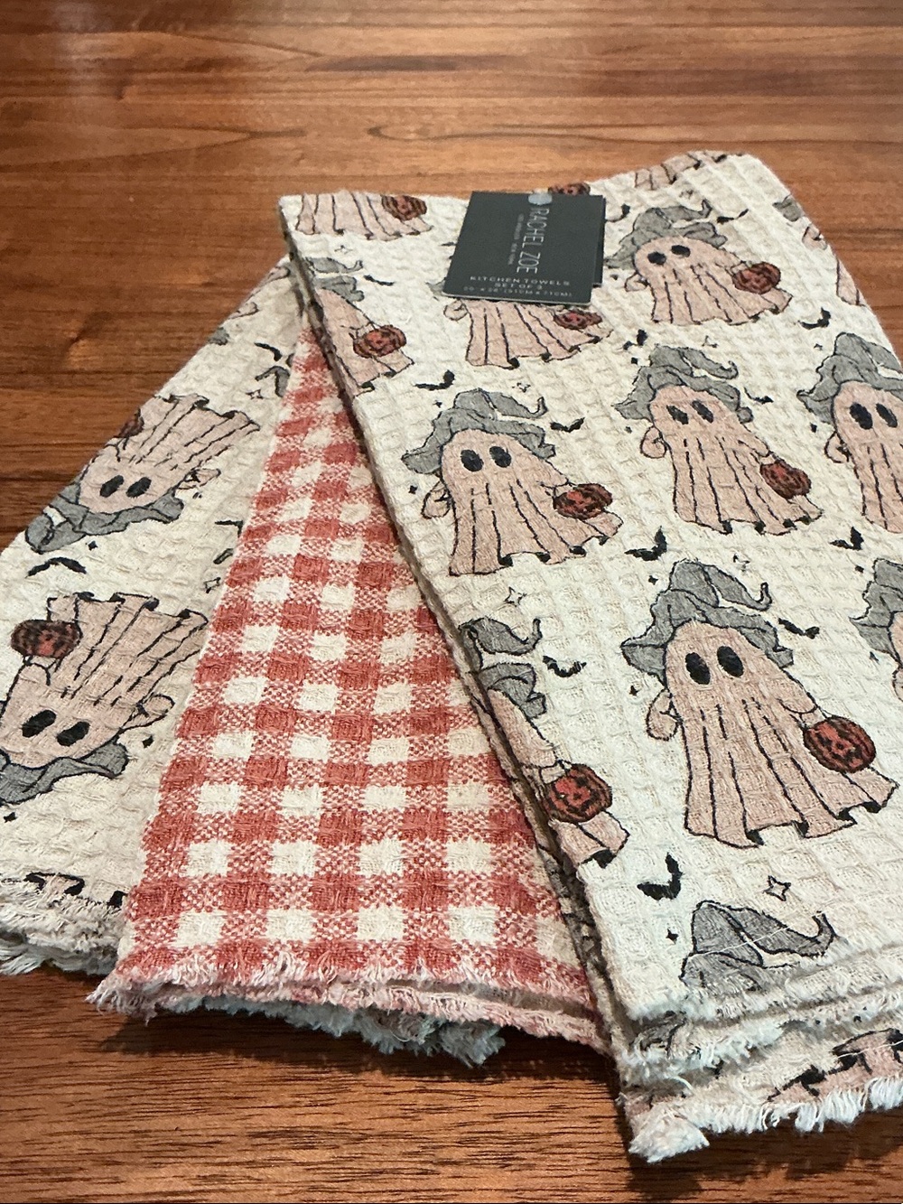 Rachel Zoe Halloween Kitchen Towels y cupcakes- Set of 3